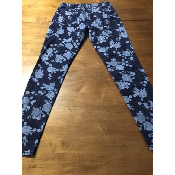 American Eagle Women's Jeans Floral Jegging Stretch Ankle Skinny Size 2 X 29 - Picture 5 of 9